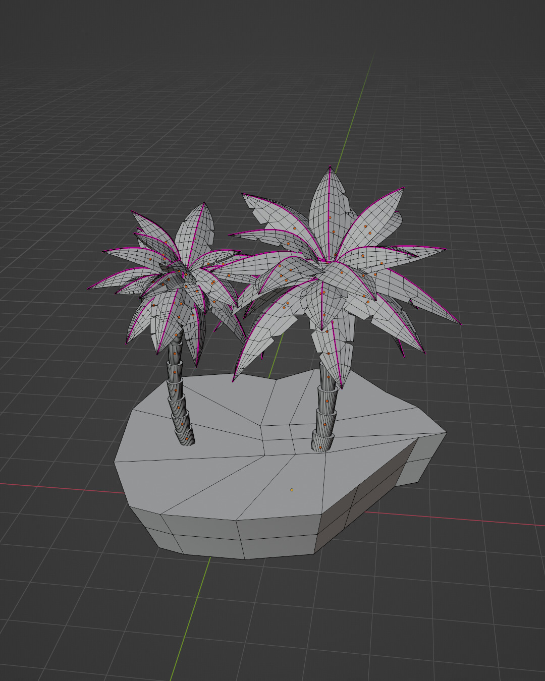 Coconut Tree 3D model_2