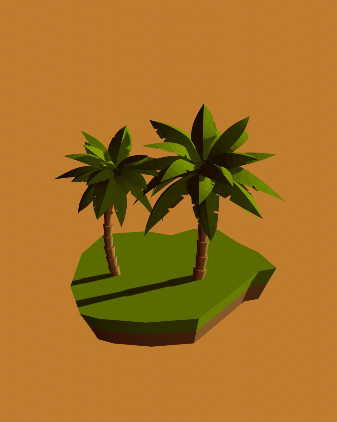 Coconut Tree 3D model_1