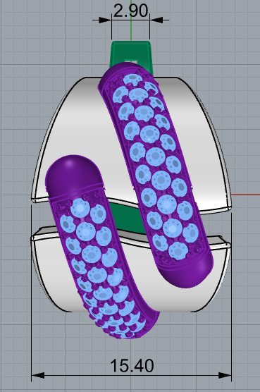 Ring and Earrings set 15143 3D print model_7