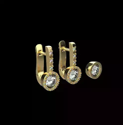 Pendant and Earrings set 29193