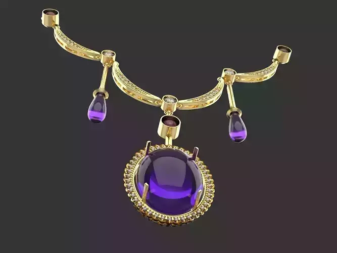 Necklace and Earrings set 11414 