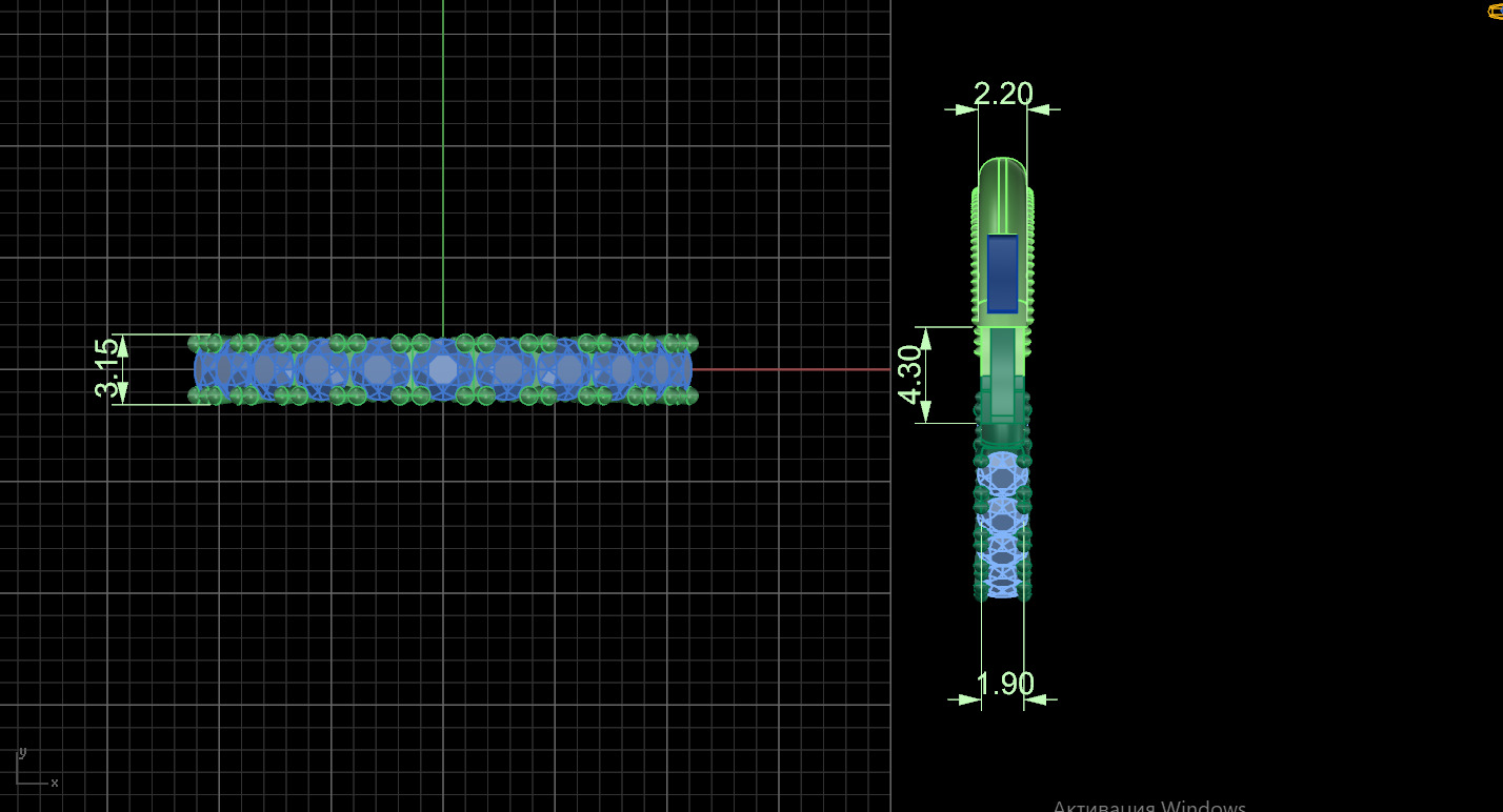Ring and Earrings 15273 3D print model_4