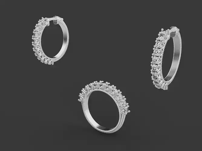 Ring and Earrings 15273