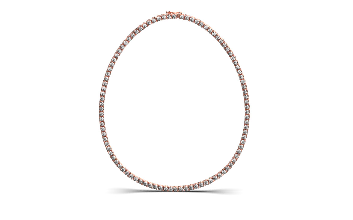 Necklace Studs and Bracelet set 15337 3D print model_3