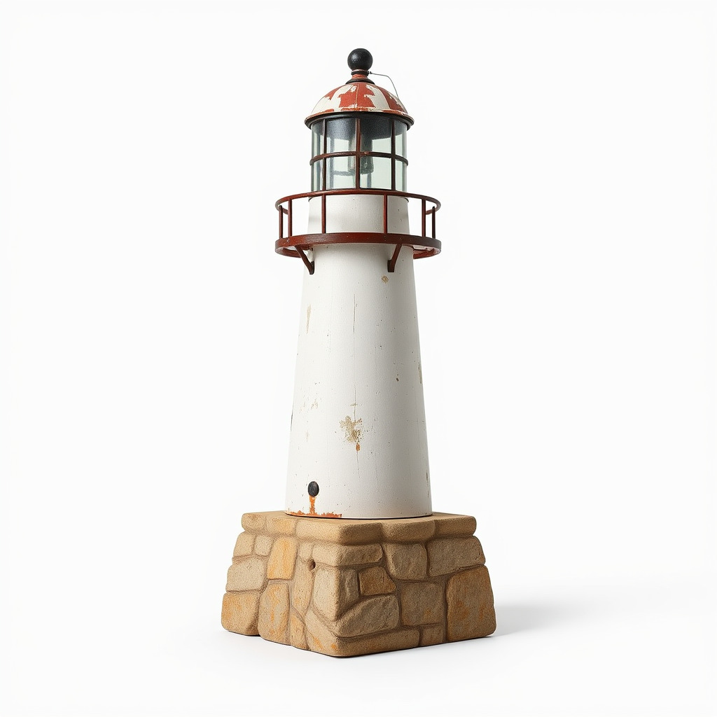 Chipped Lighthouse Sculpture model pack Low-poly 3D model_3