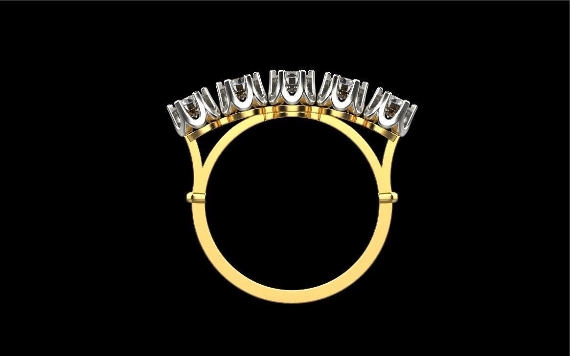 Ring and Earrings set 60337 3D print model_2