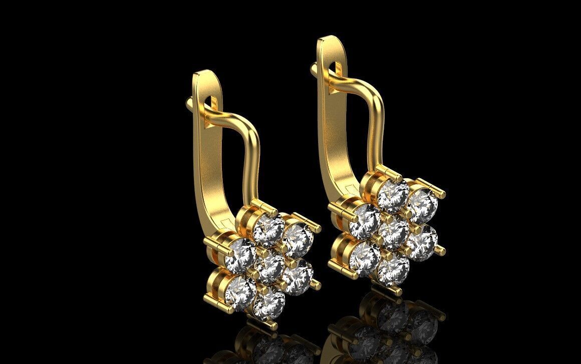 Ring and Earrings set 60337 3D print model_5