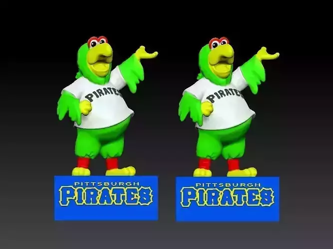 MLB - Pittsburgh Pirates mascot statue - 3d Print