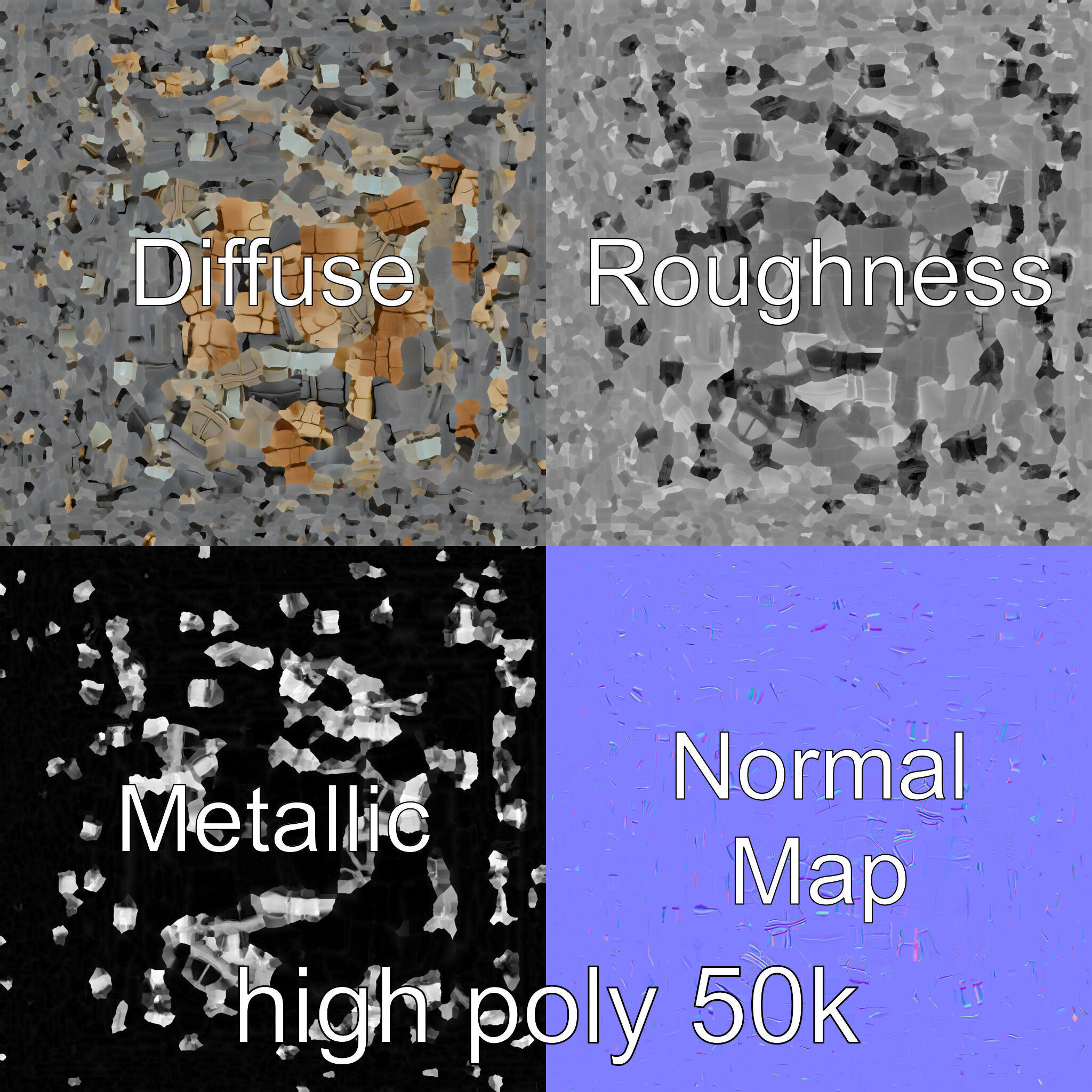 Weathered Lighthouse Architectural model pack Low-poly 3D model_1