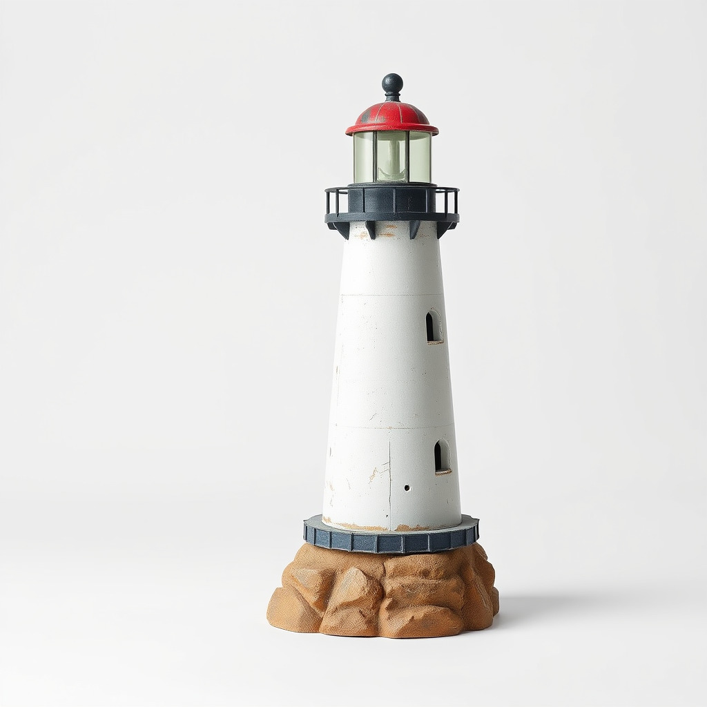 Chipped Paint Lighthouse Architectural Design model pack Low-poly 3D model_3