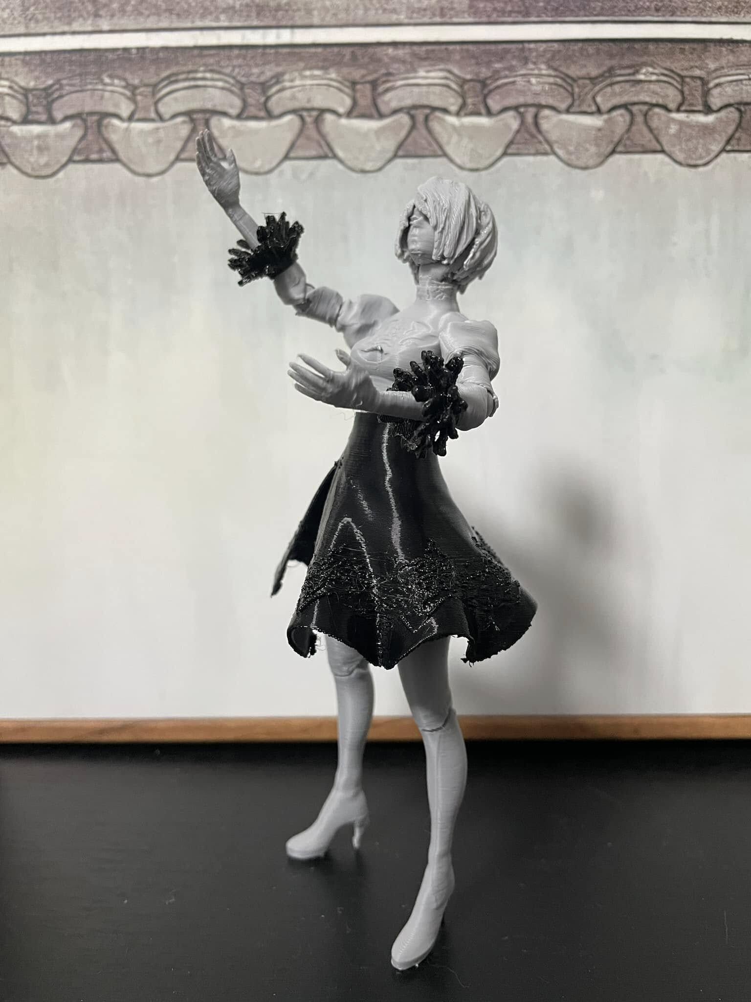 2B BJD from Neir Automata 15cm  3D print model_3