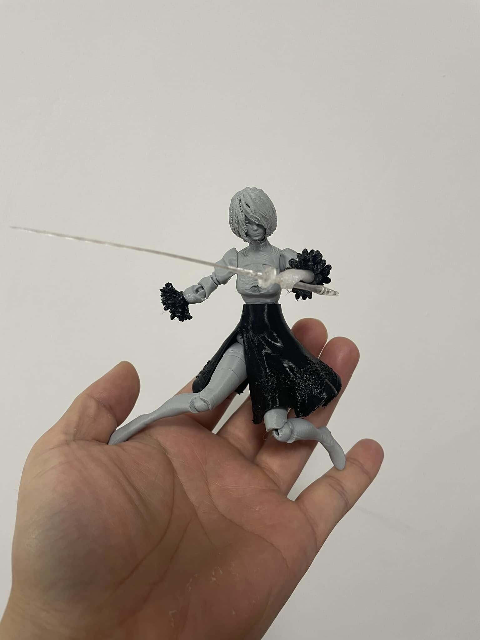 2B BJD from Neir Automata 15cm  3D print model_2