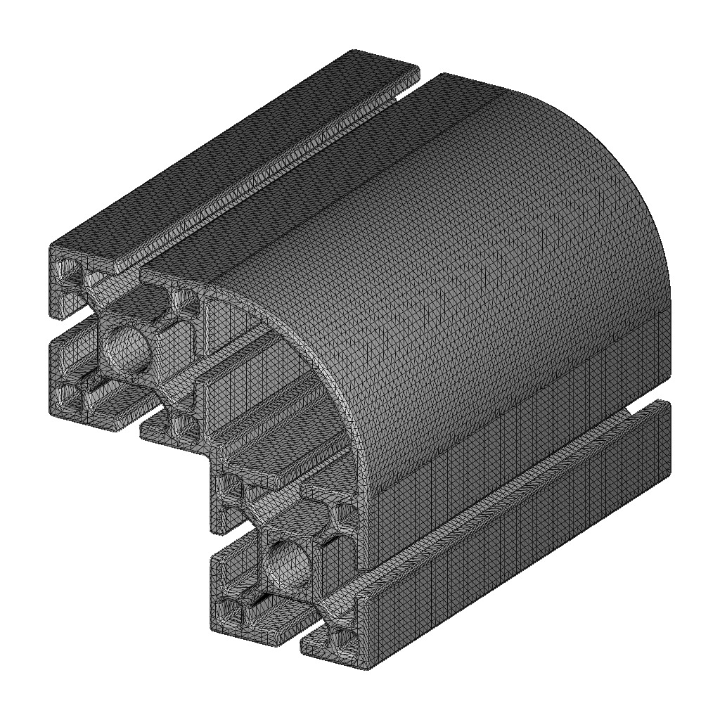 Exquisite Aluminium Profile 3D print model_4