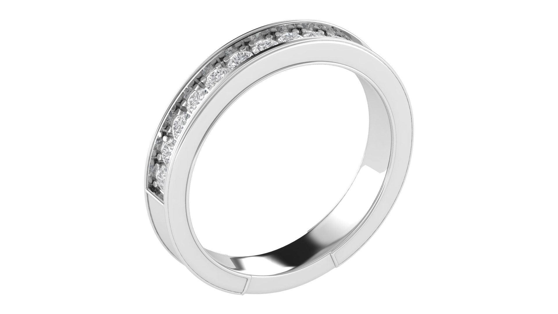 Women Ring Render 3dm STL OBJ FBX TXT Details 3D print model_5