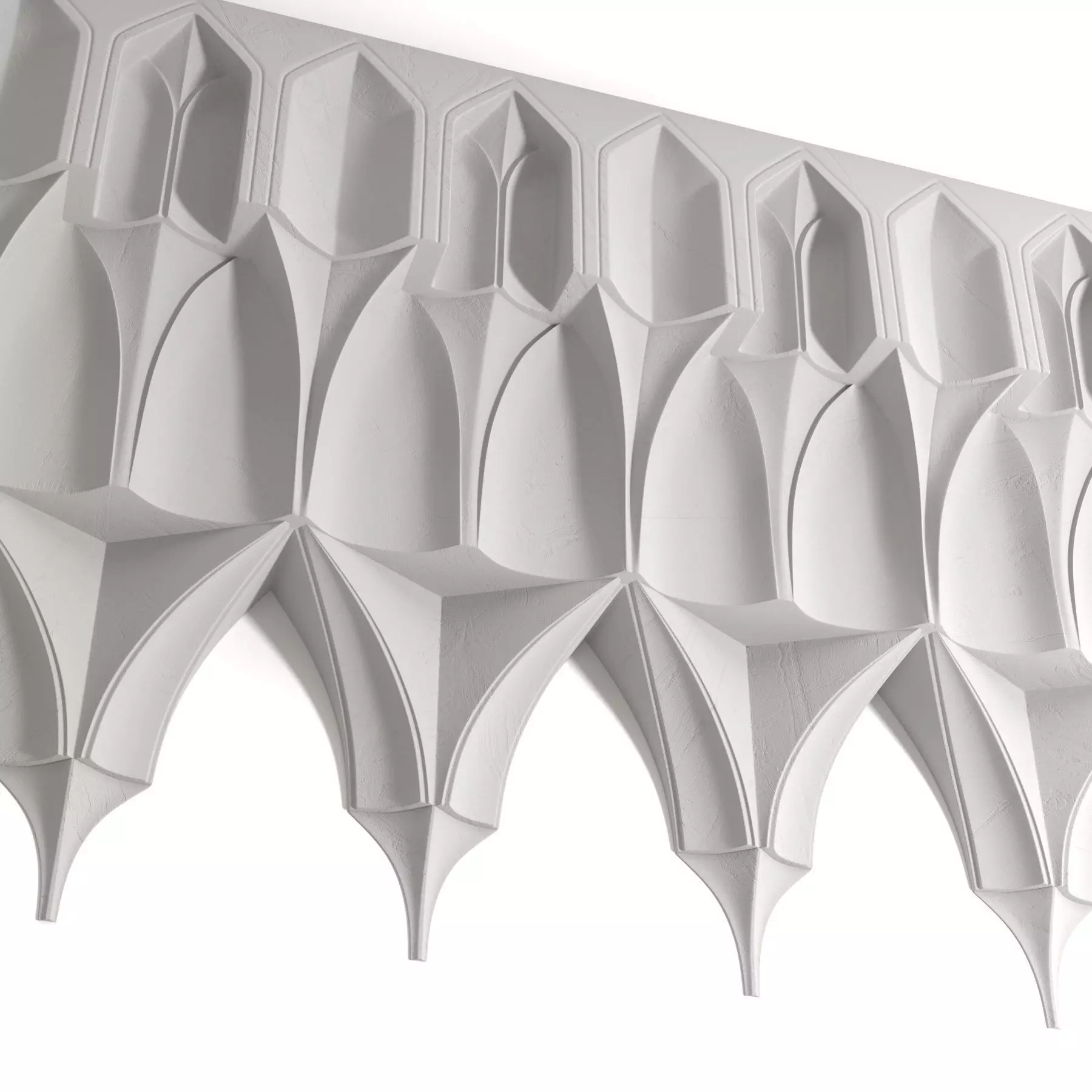 Muqarnas decoration Islamic architecture 3D model