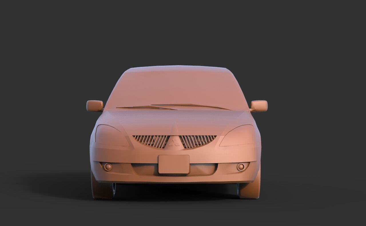 Mitsubishi Lancer IX 2005 3D print model_1