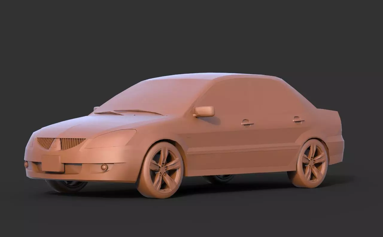 Mitsubishi Lancer IX 2005 3D print model_0