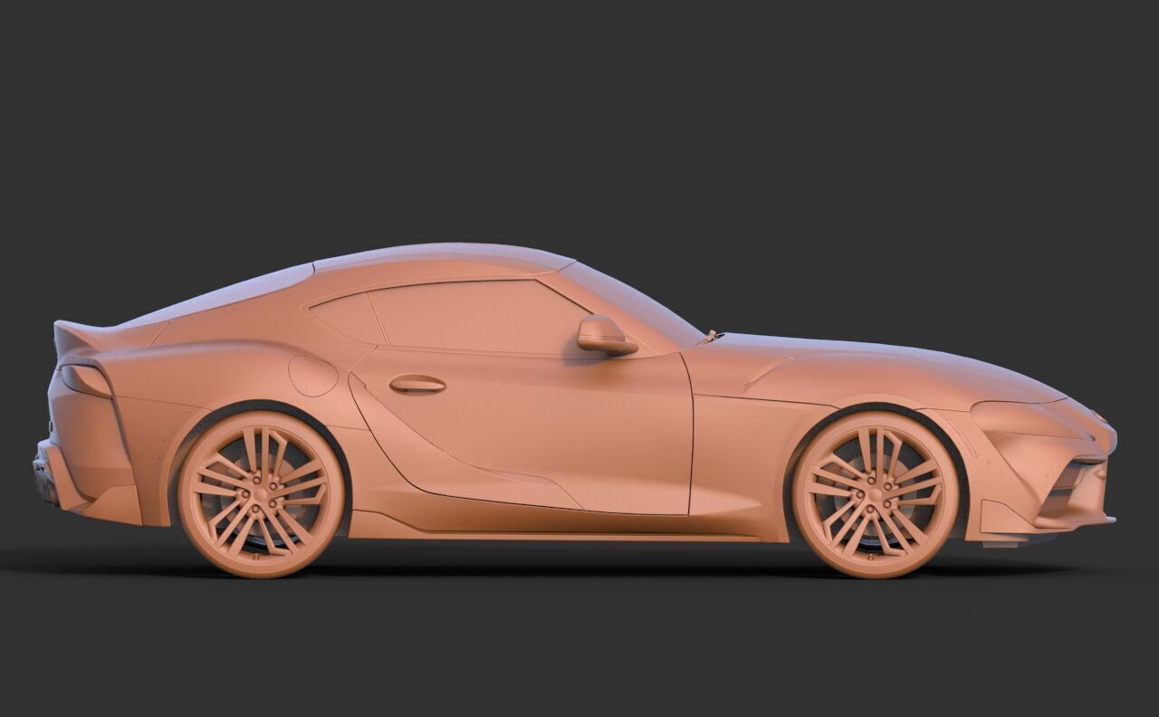 Toyota Supra Mk V 3D print model_3