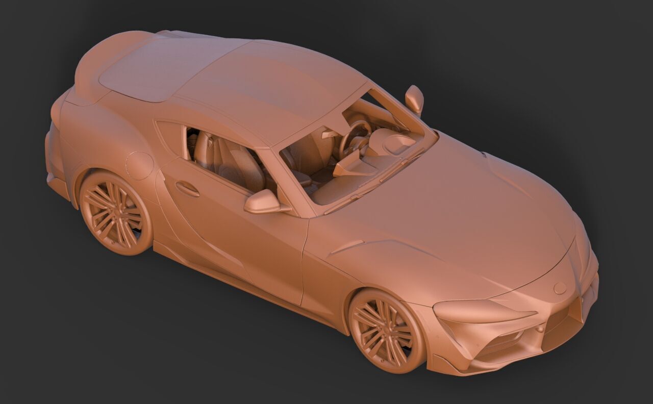Toyota Supra Mk V 3D print model_6