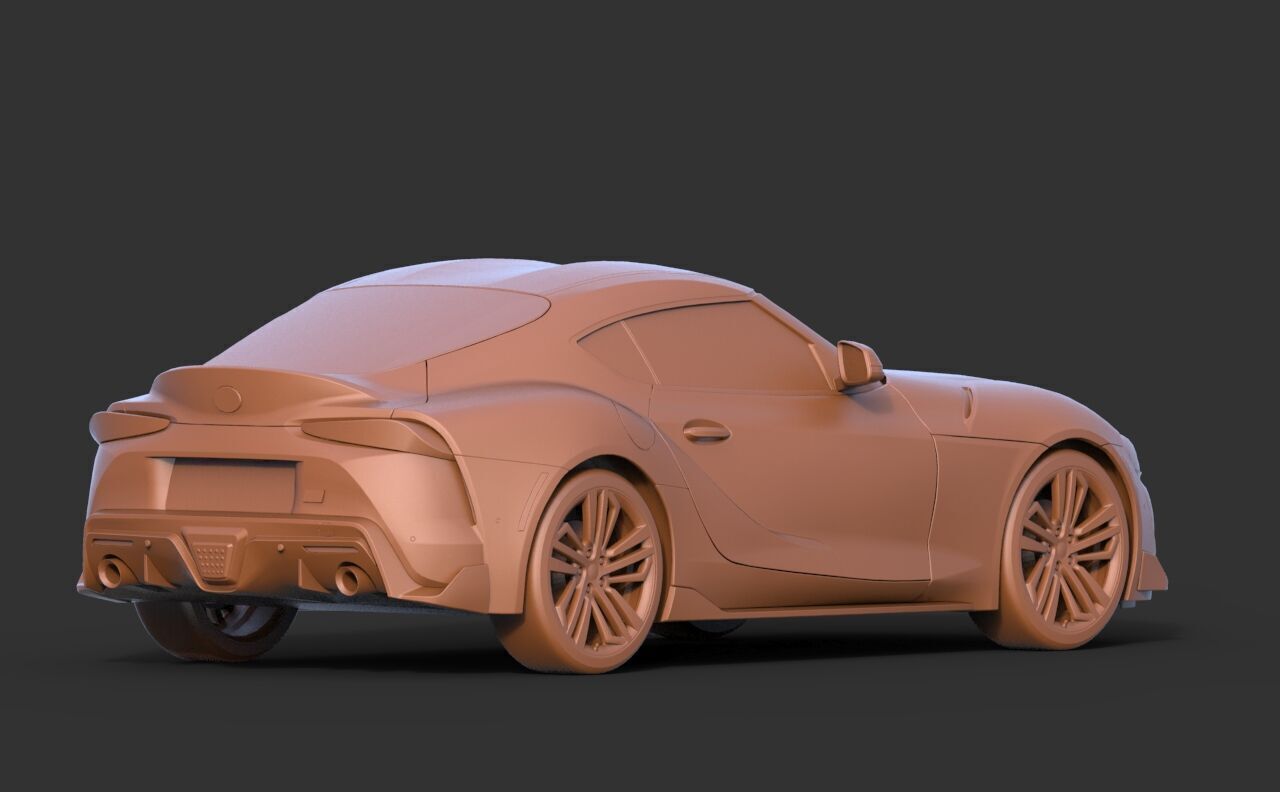 Toyota Supra Mk V 3D print model_4
