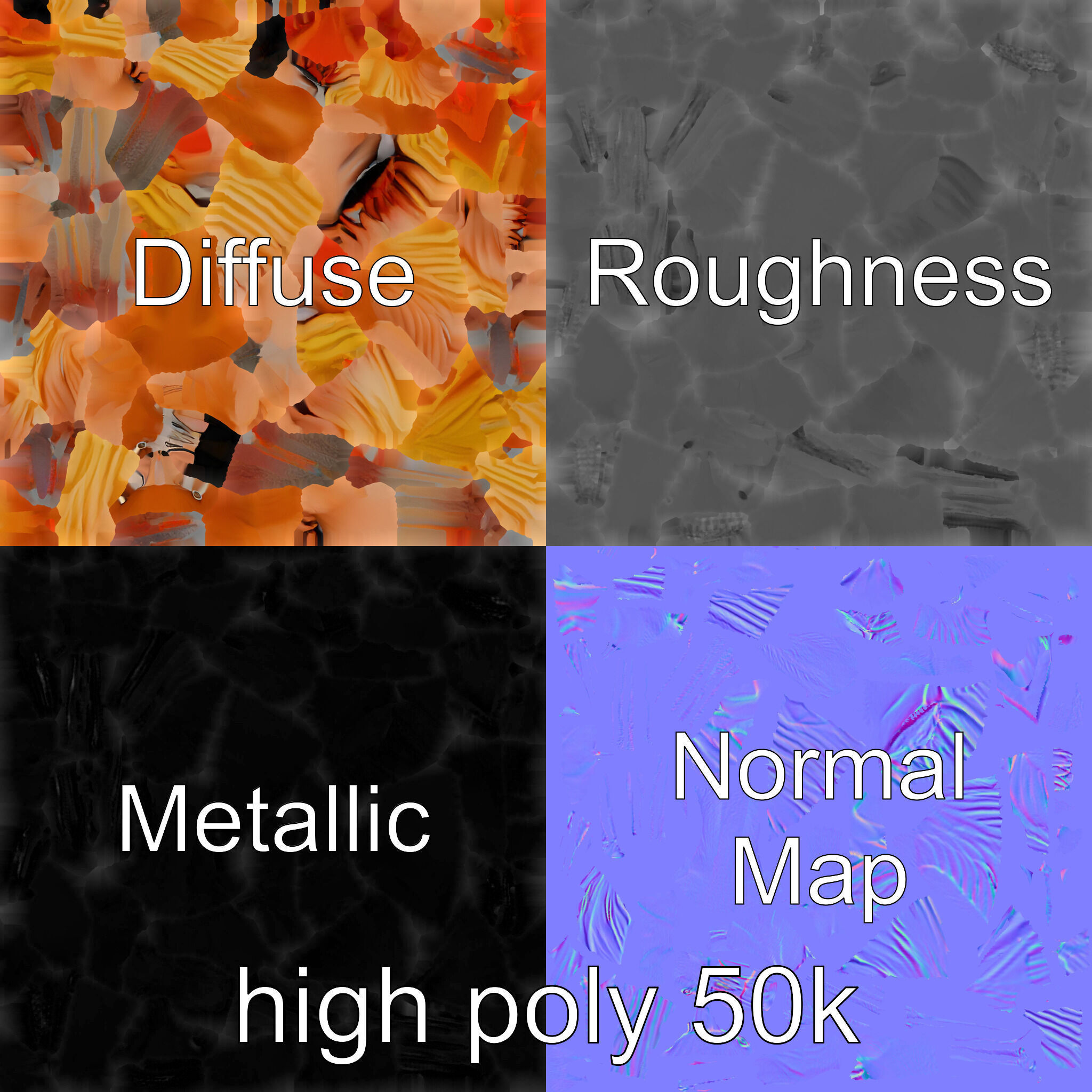 Flamingo Bird Natural Pink model pack Low-poly 3D model_1