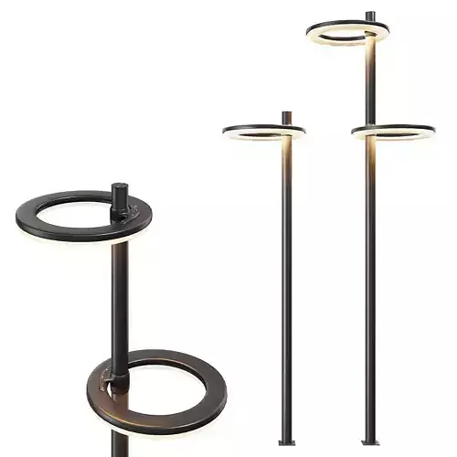 Modern Street Lights with rings