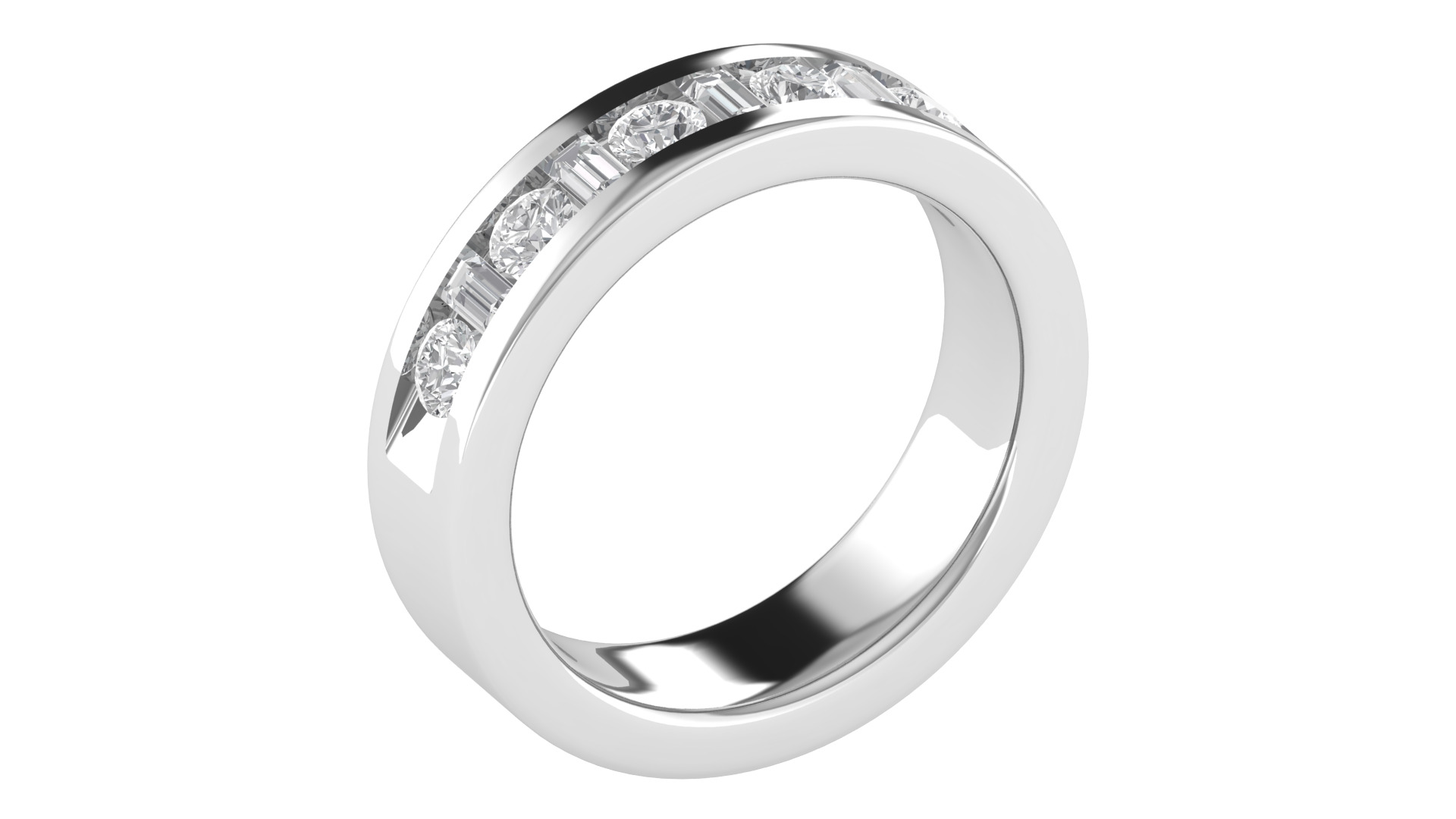 Women Ring Render 3dm STL OBJ FBX TXT Details 3D print model_5