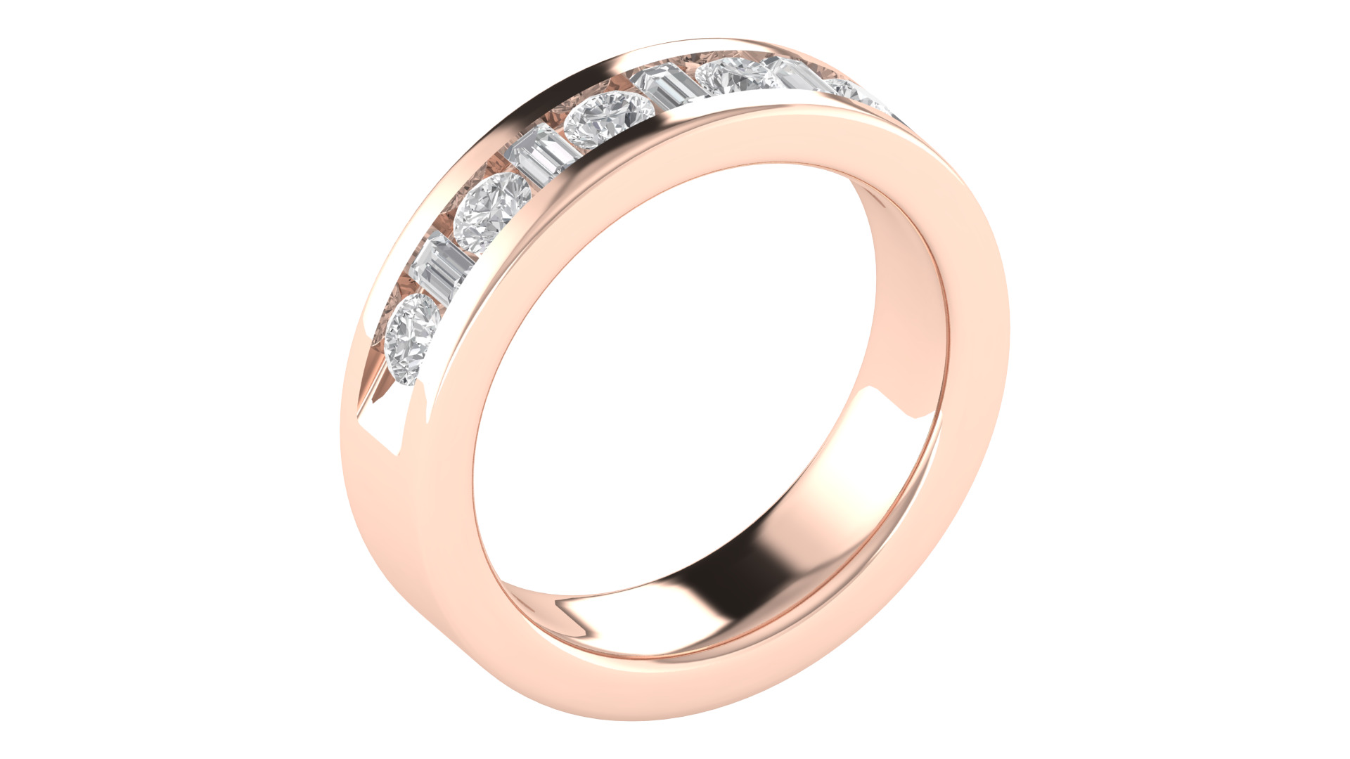 Women Ring Render 3dm STL OBJ FBX TXT Details 3D print model_4