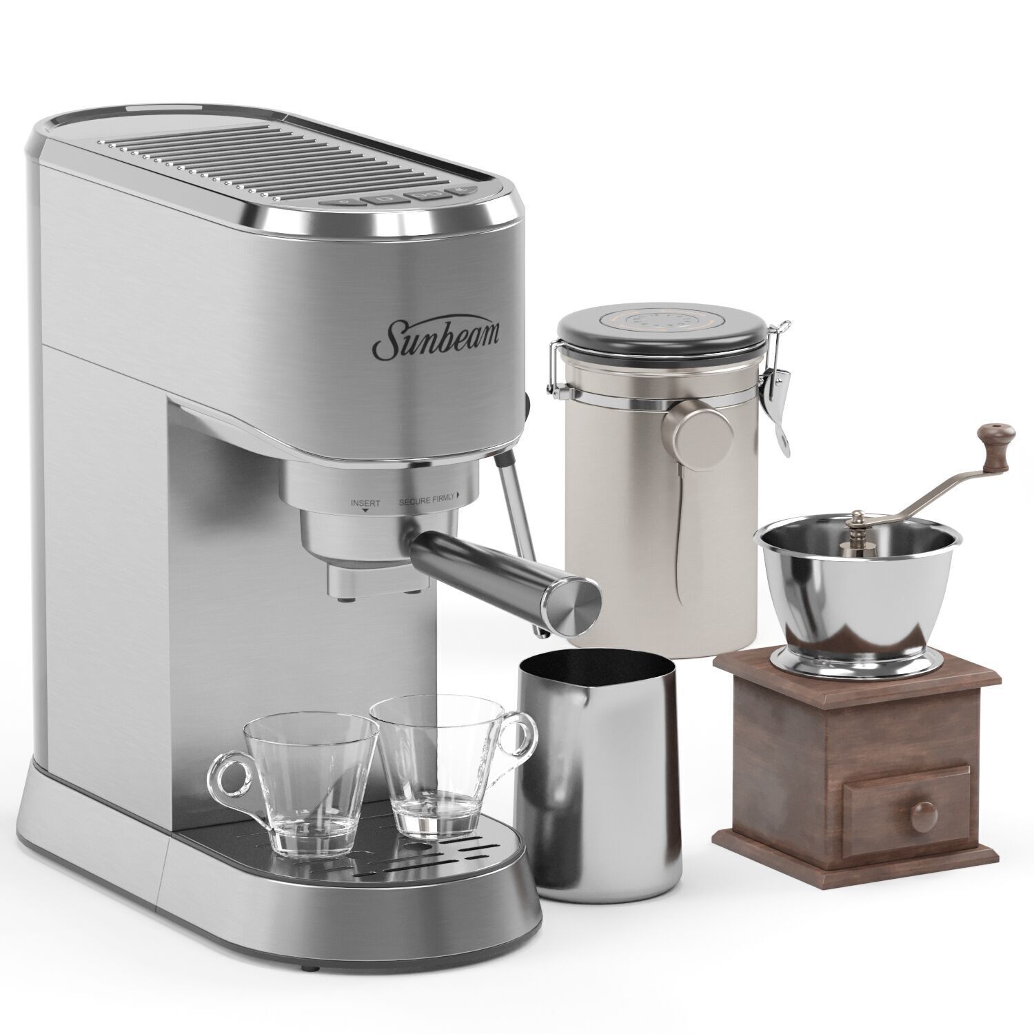 SUNBEAM espresso coffee machine Free 3D model_1