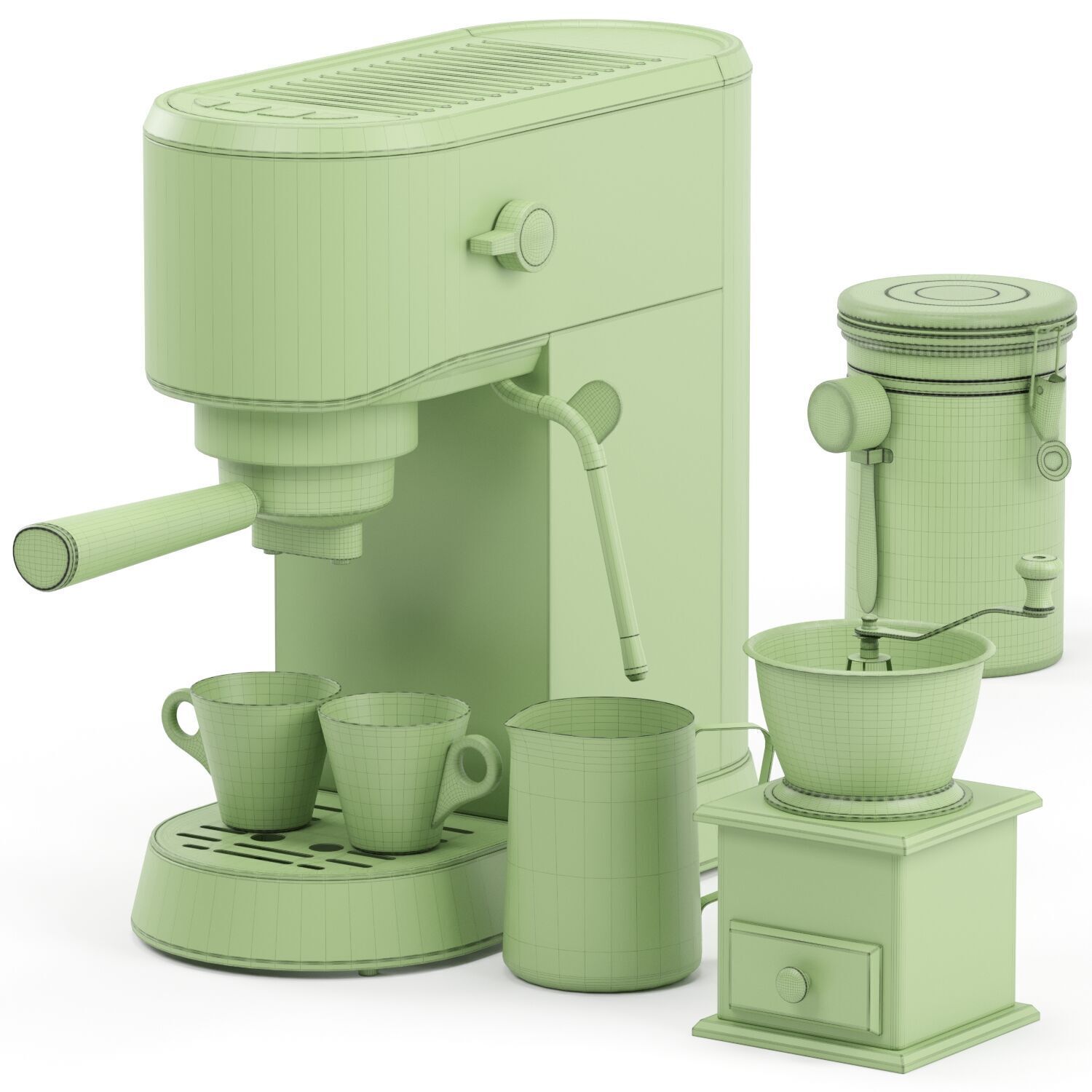 SUNBEAM espresso coffee machine Free 3D model_5