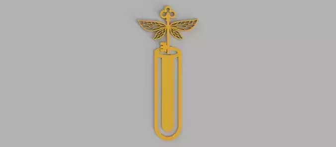 Winged Key Openwork Wings Harry Potter Bookmark