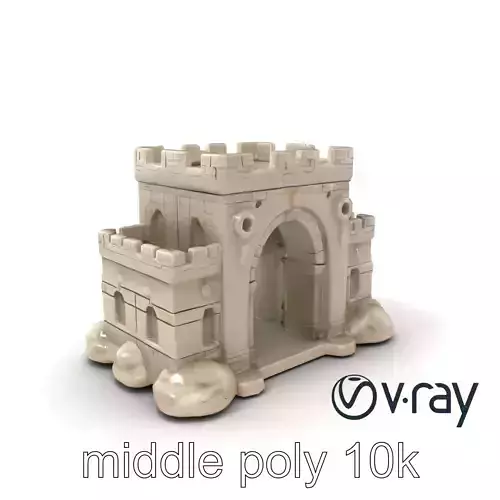 Underwater Castle Archway Design model pack