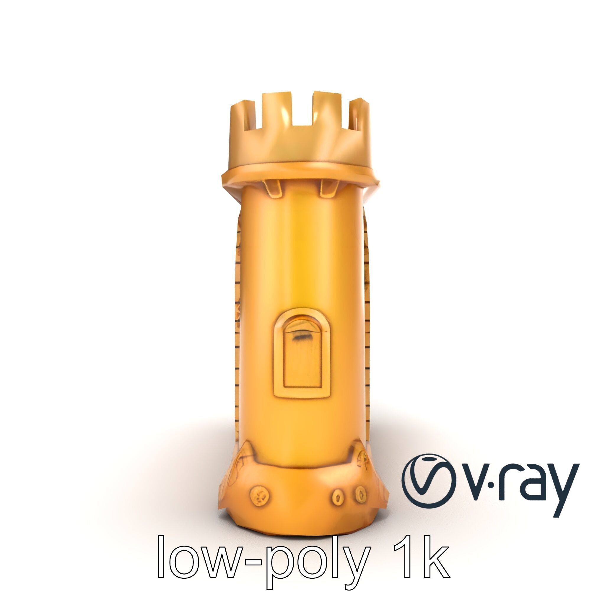 Underwater Castle Archway model pack Low-poly 3D model_14
