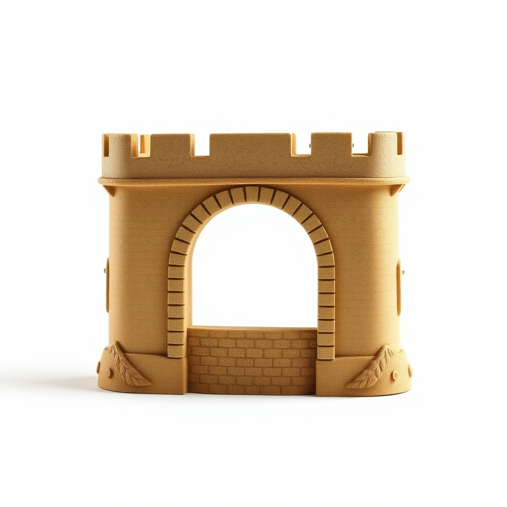 Underwater Castle Archway model pack Low-poly 3D model_3