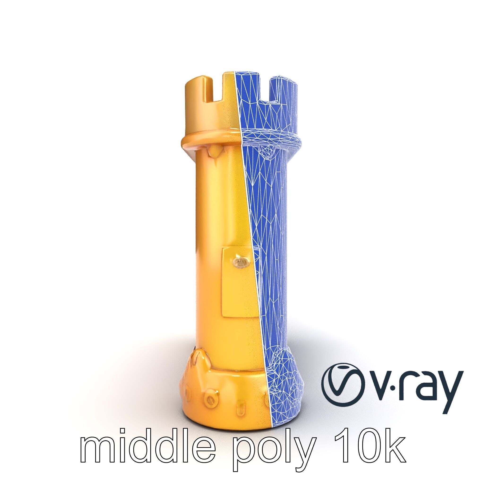 Underwater Castle Archway model pack Low-poly 3D model_27