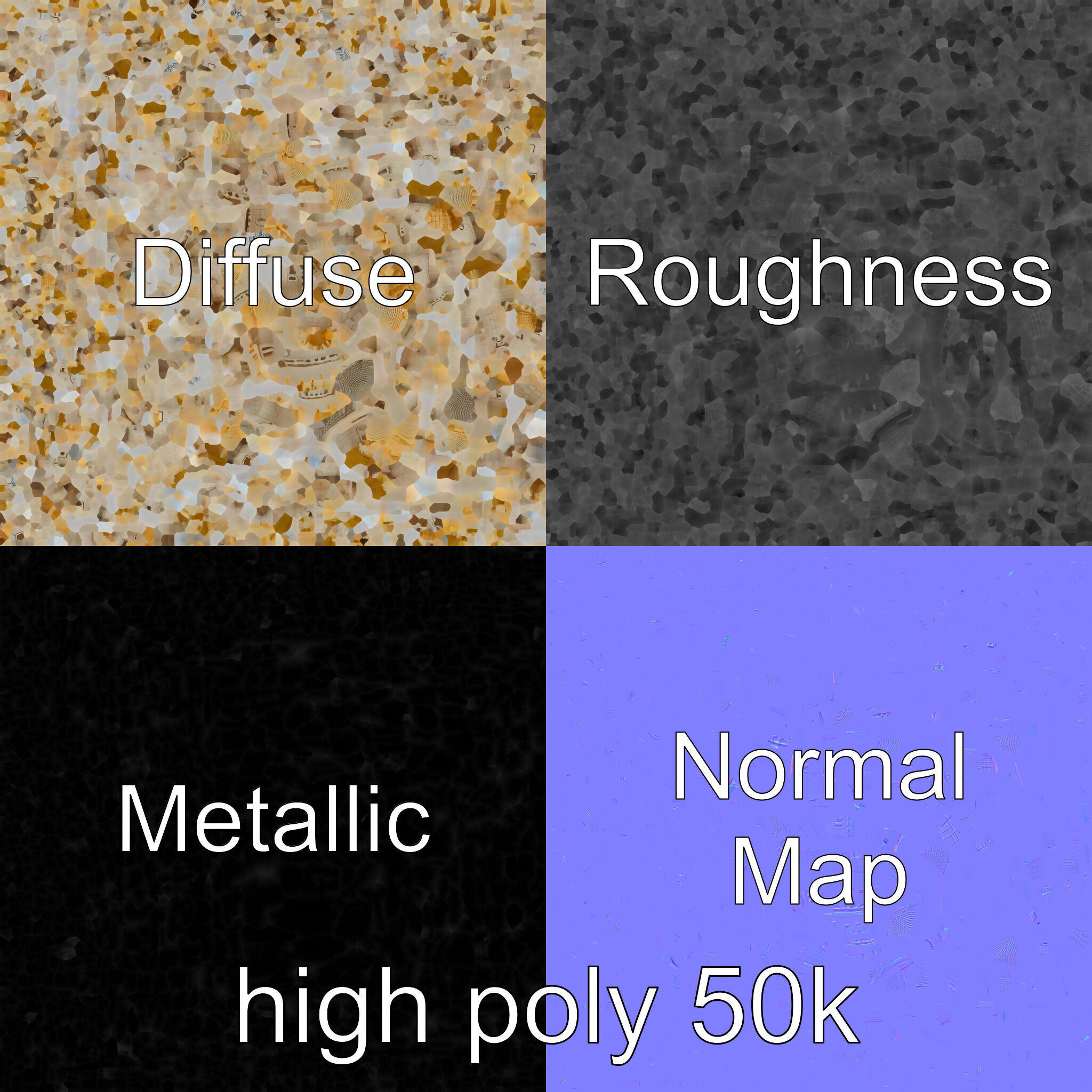 Aquarium Castle Symmetrical Design model pack Low-poly 3D model_1