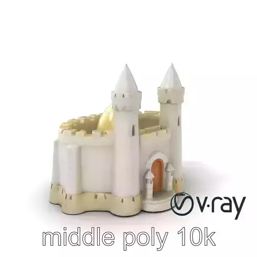 Aquarium Castle Symmetrical Design model pack