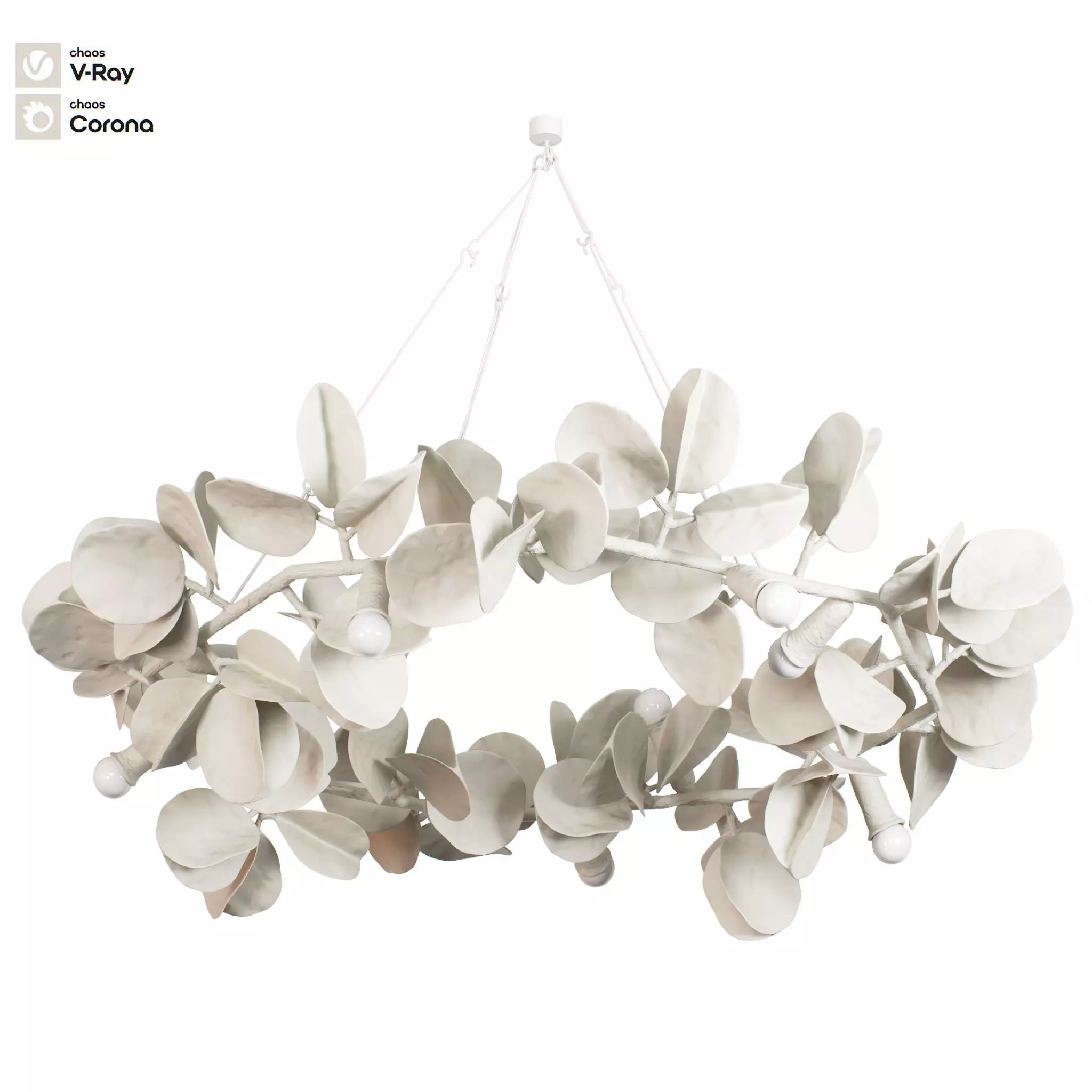 Pendant Lamp Moonpapier Paris 3D model_0