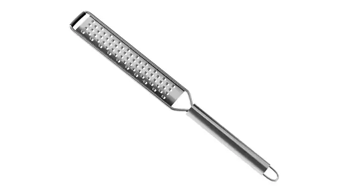 Realistic stainless steel hand grater B