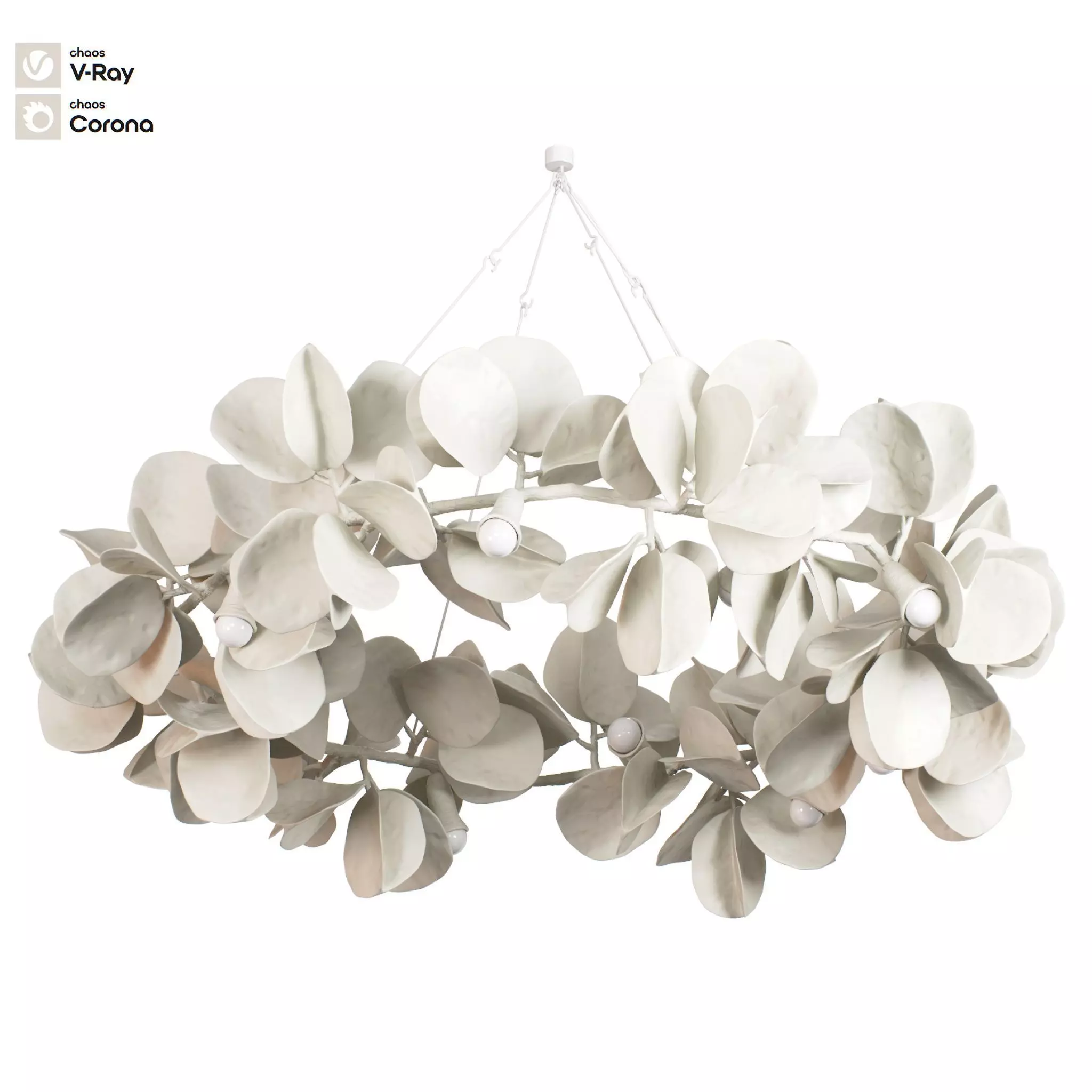 Pendant Lamp Moonpapier St Honore 3D model_0