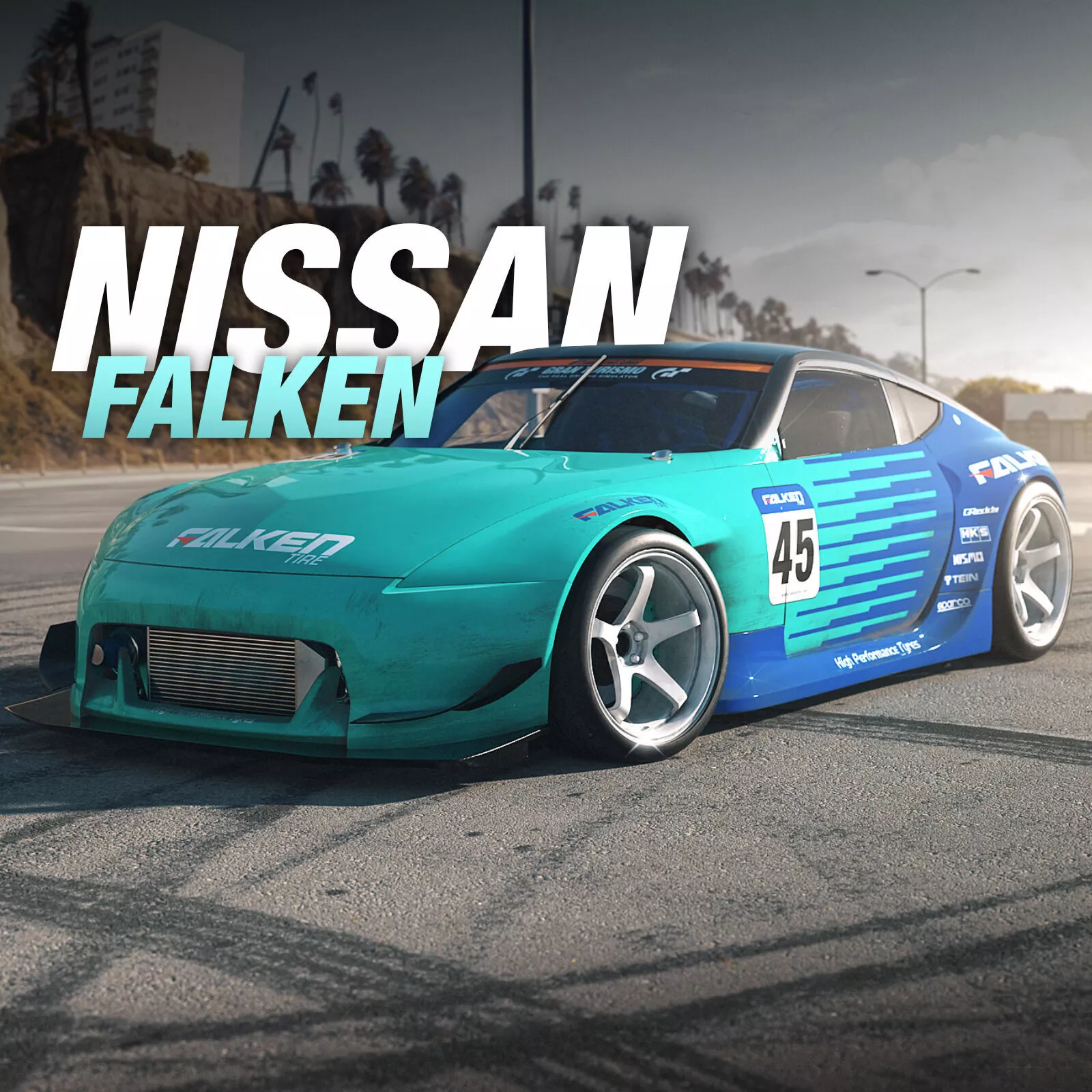 Nissan Z Falken Blind Bodykit 3D model