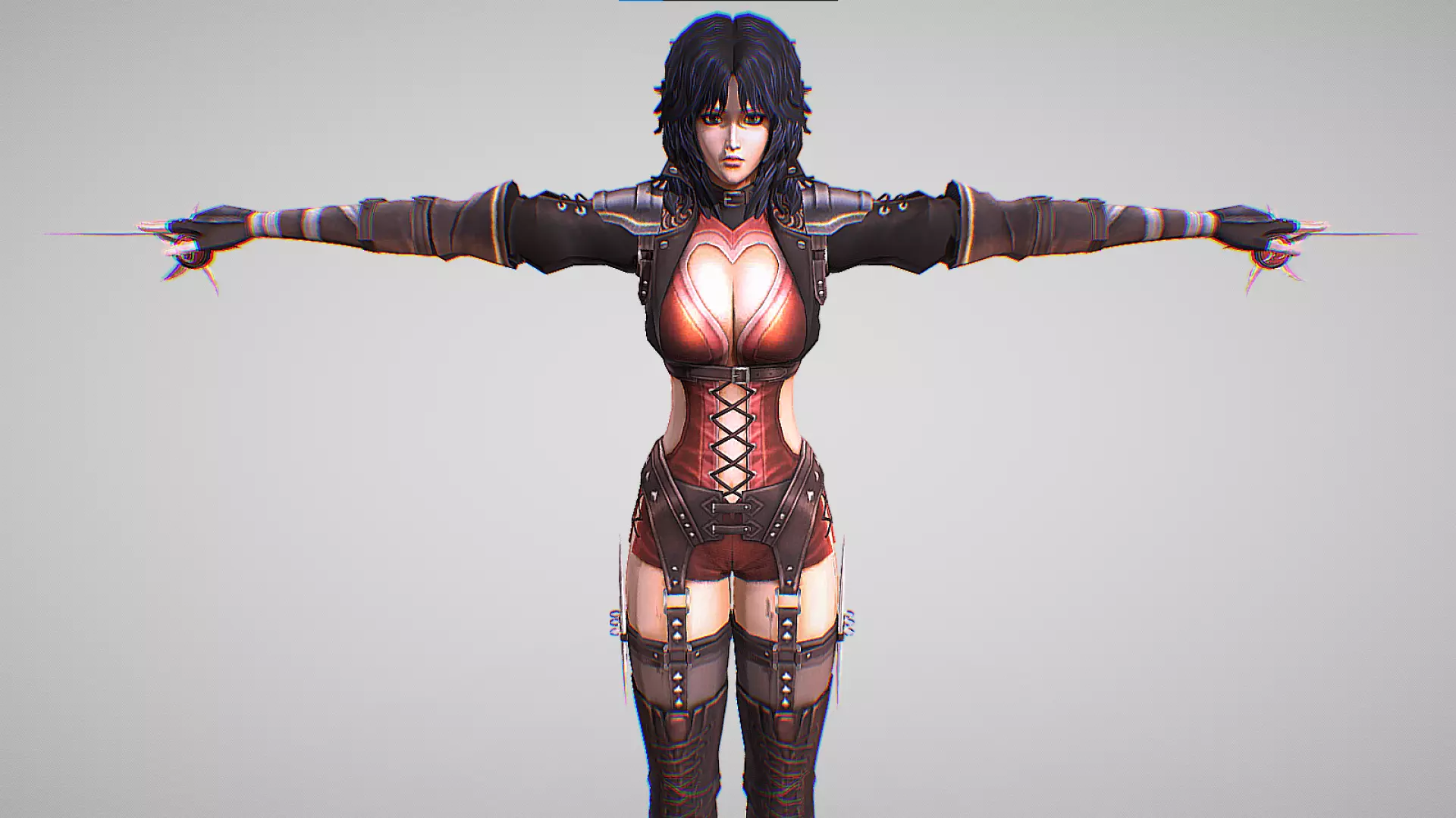 Mamiya - Apocalyptic Valentine - Fist Of The North Star Low-poly 3D model