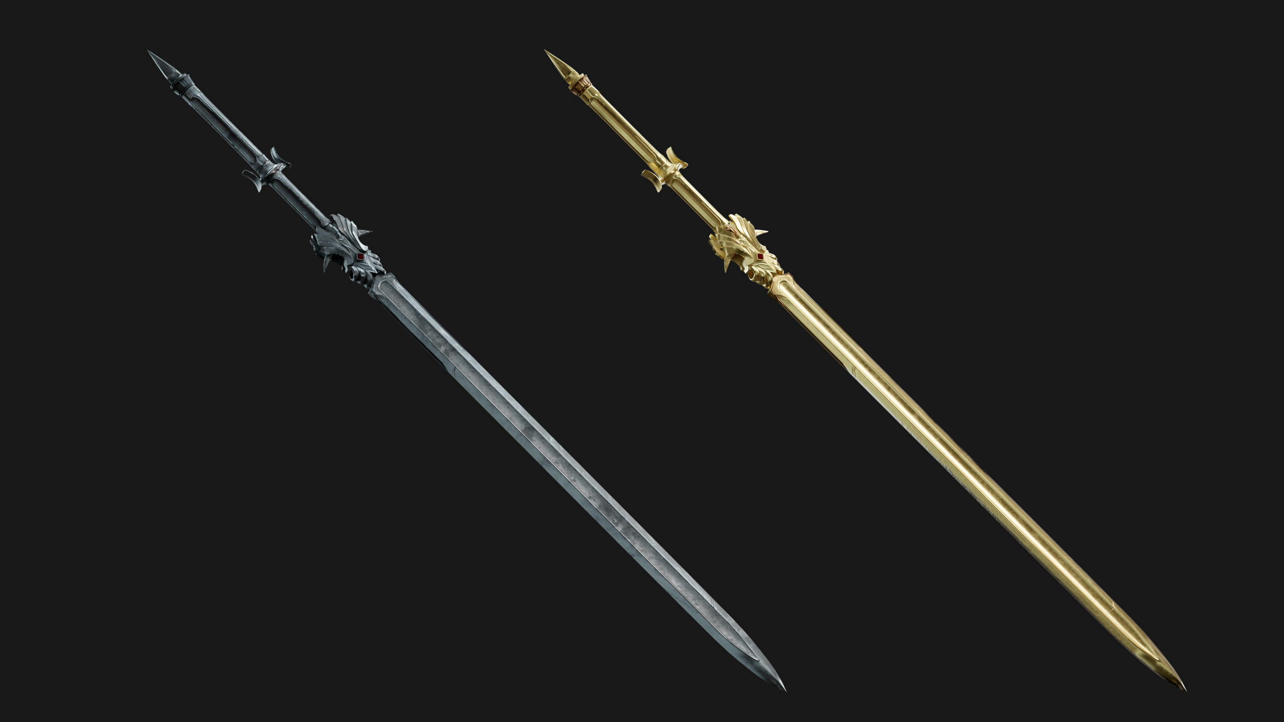 Fallen Angel Low-poly 3D model_21