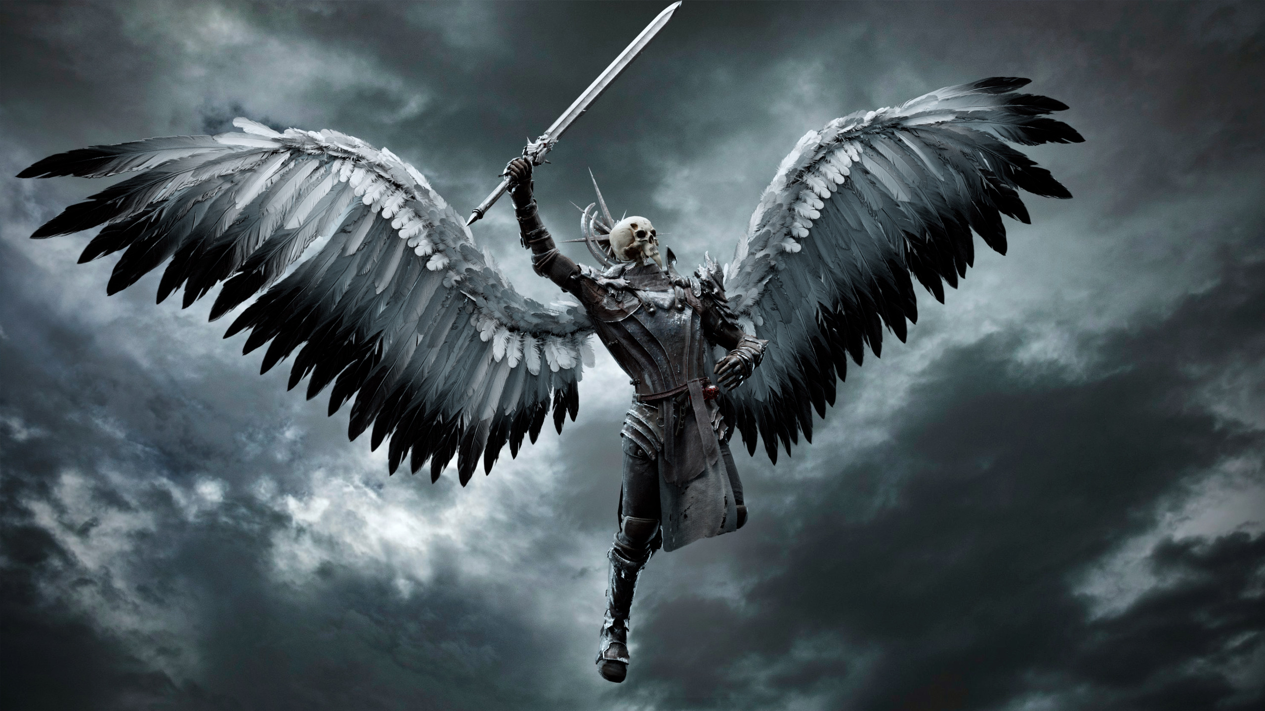 Fallen Angel Low-poly 3D model_12