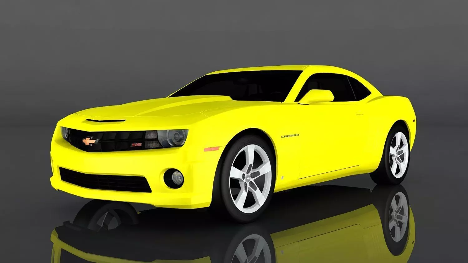 Chevrolet Camaro SS 2010 Low-poly 3D model