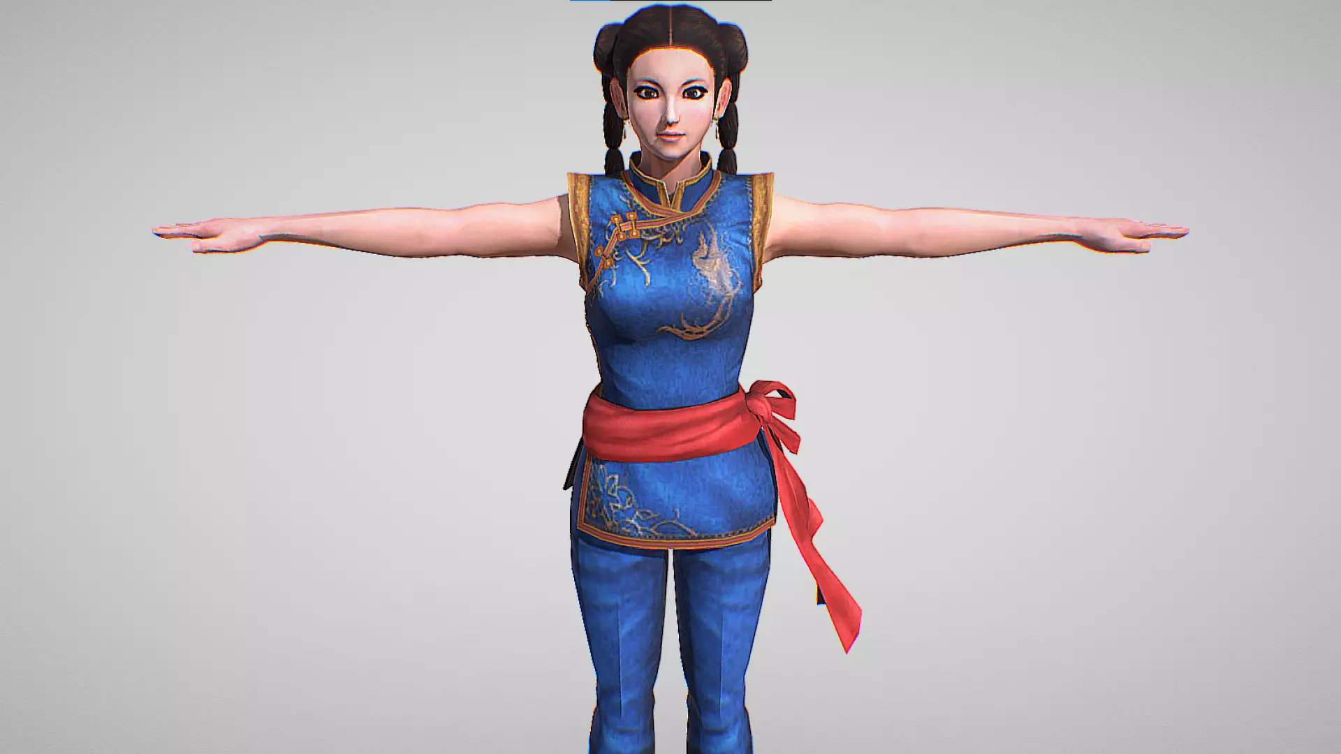 Pai Chan - Fist Of The North Star - Legends Revive Low-poly 3D model_0