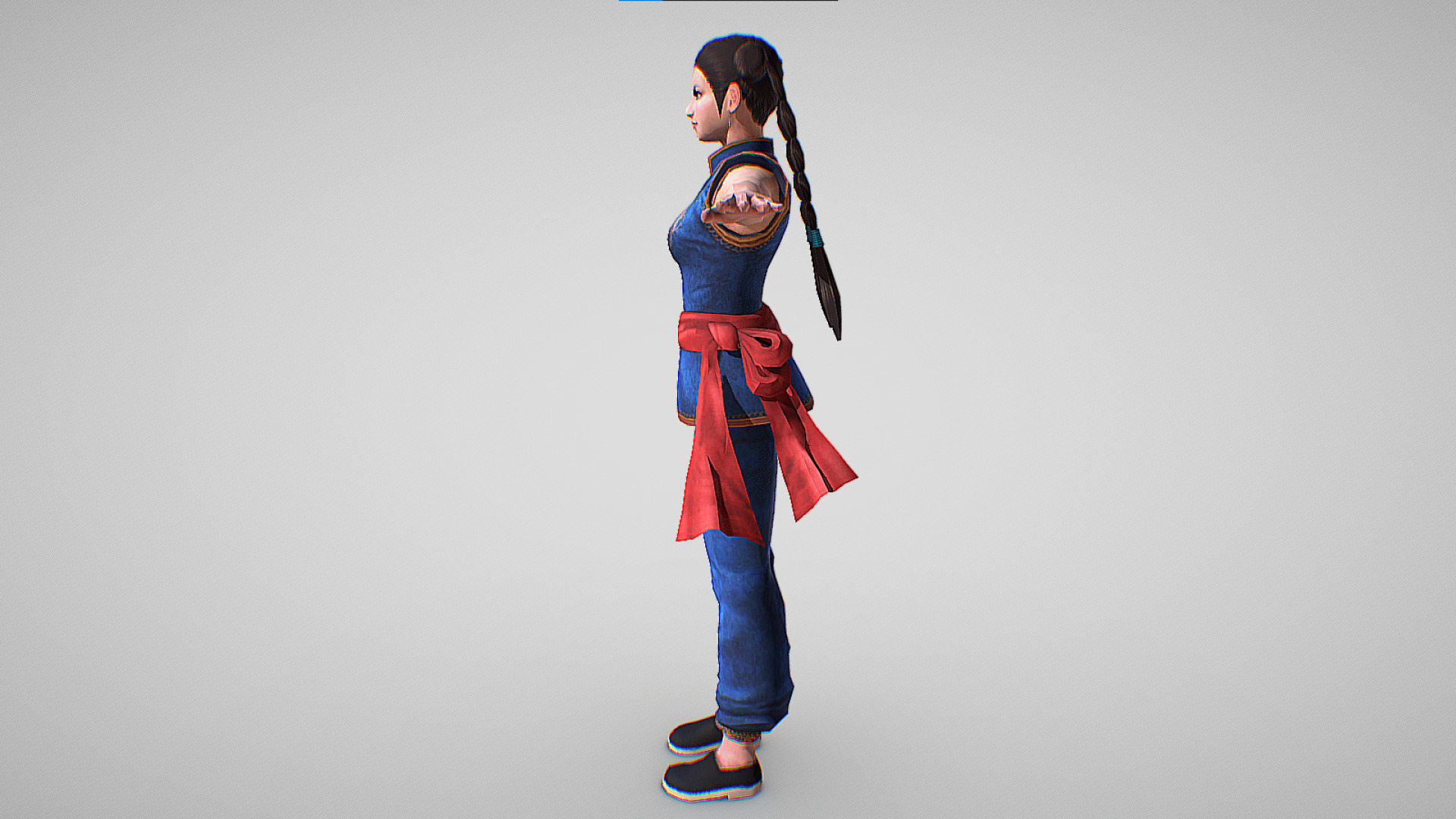 Pai Chan - Fist Of The North Star - Legends Revive Low-poly 3D model_5
