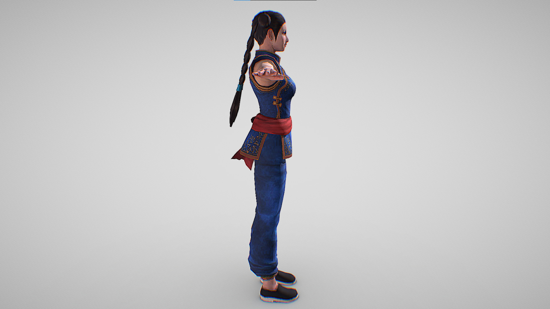 Pai Chan - Fist Of The North Star - Legends Revive Low-poly 3D model_4