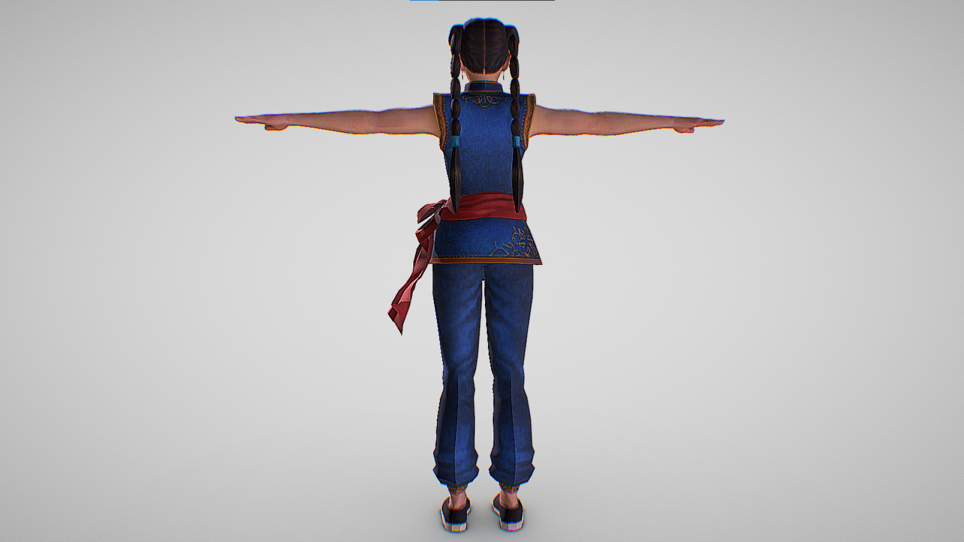 Pai Chan - Fist Of The North Star - Legends Revive Low-poly 3D model_3