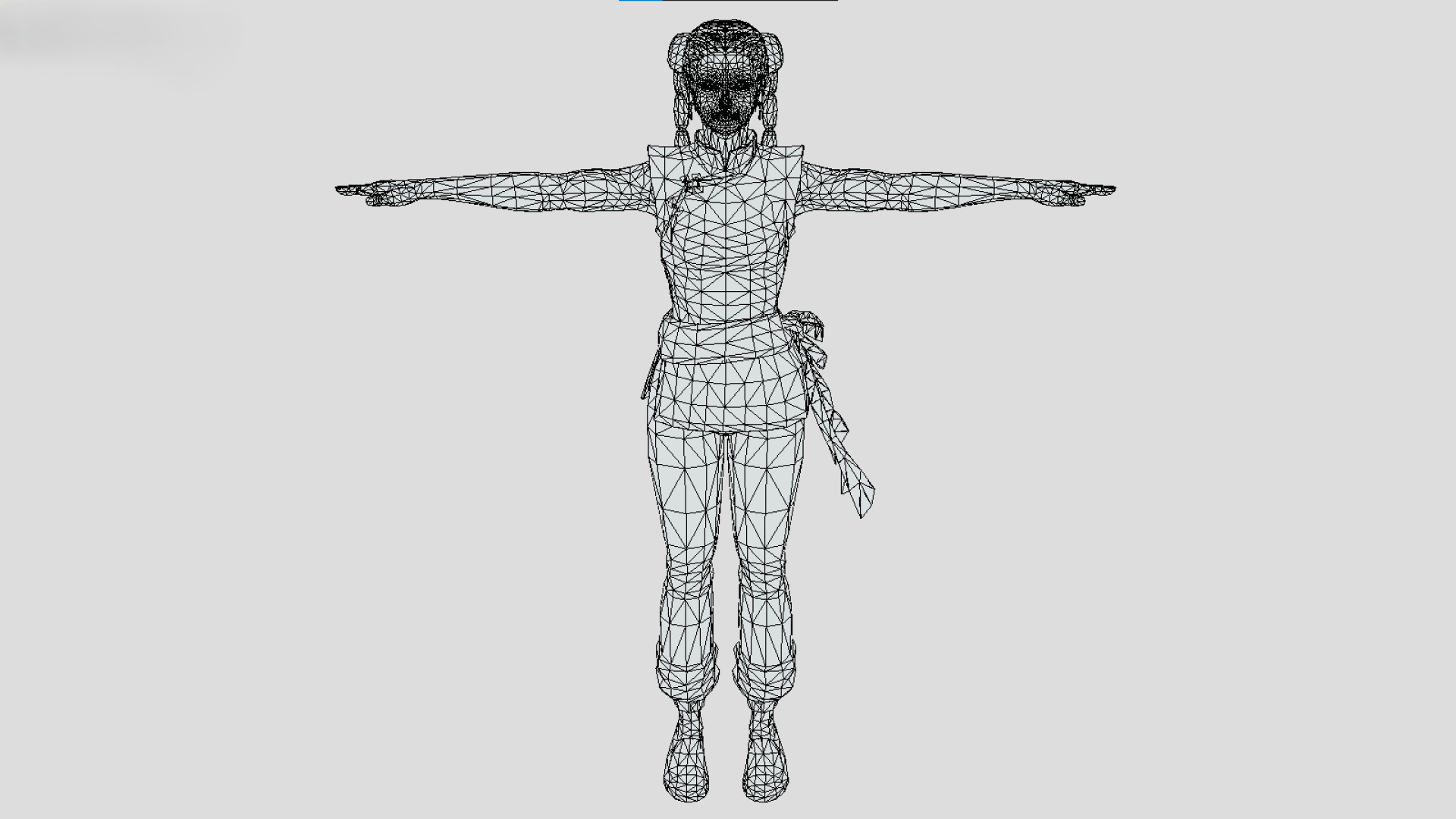 Pai Chan - Fist Of The North Star - Legends Revive Low-poly 3D model_2